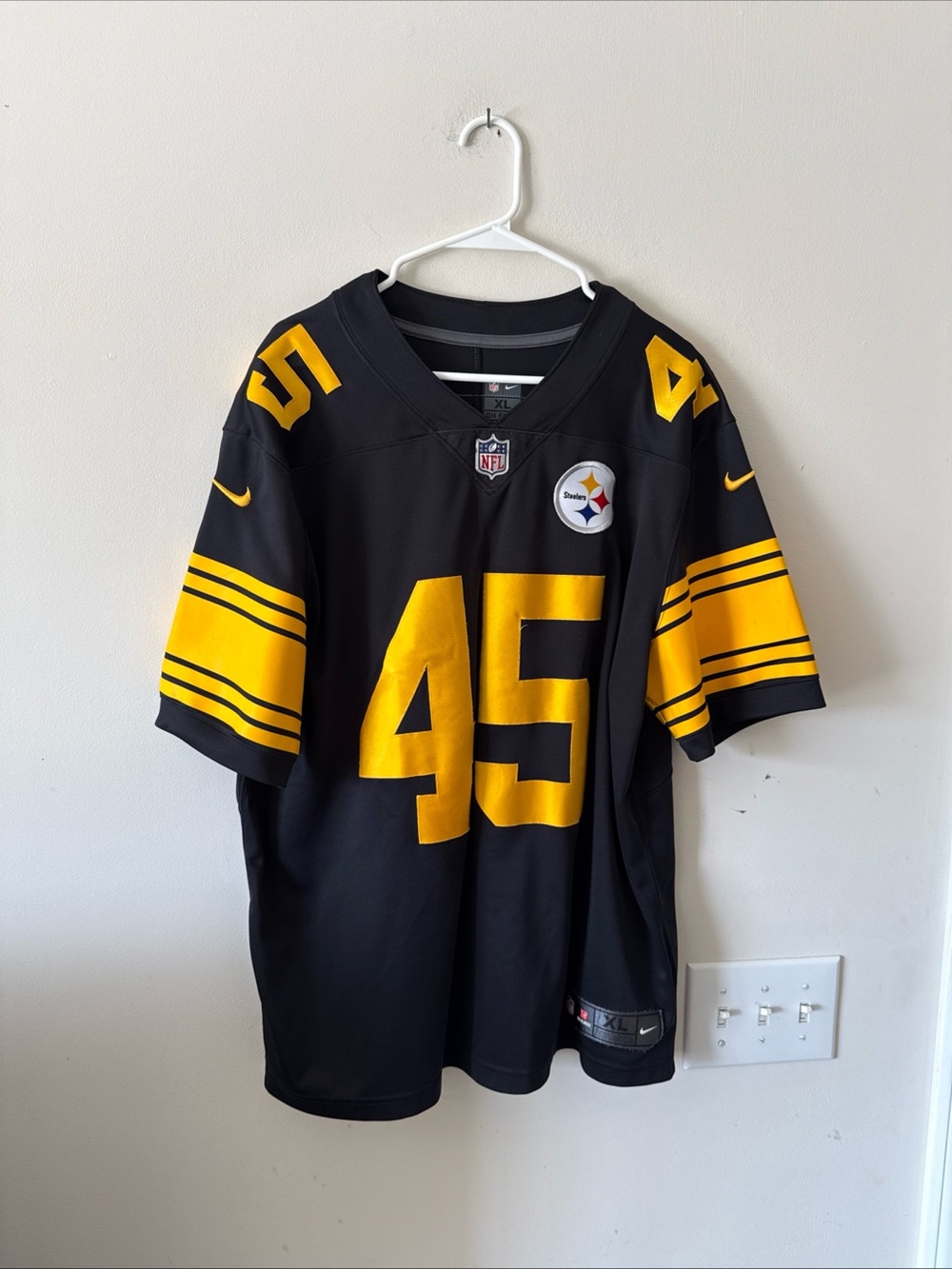 Men's Nike Roosevelt Nix #45 Pittsburgh Steelers Vapor Lmtd Jersey Sz XL - RARE